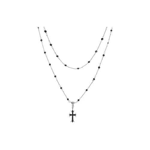 PUENTE Титановое стальное ожерелье с крестом женское