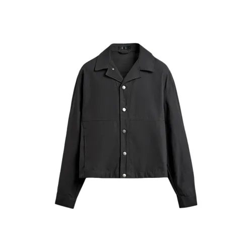 ZARA Выстиранный Черный Мужские Куртки