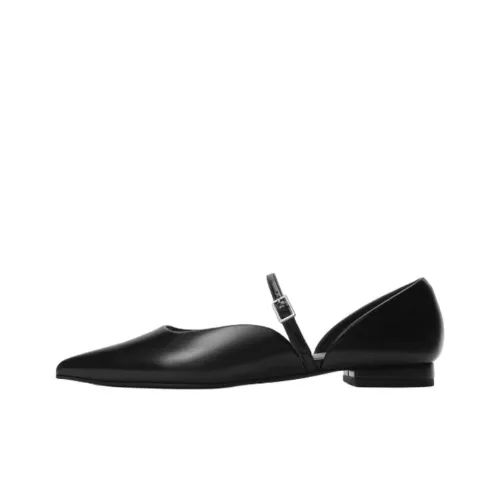 CHARLES KEITH Dolce Gabbana Туфли Мэри Джейн с грубым каблуком Женские Черные