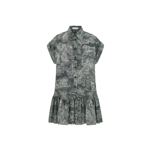 DIOR DIORIVIERA Fw25 Короткий рукав Платье Женское