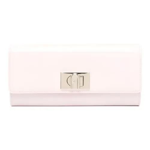 Furla Телячья кожа Лакированная кожа Кошелек Женские Светло-розовый