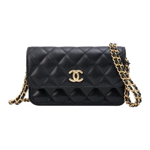 CHANEL Личиновая текстура кожа коровы сумка с клапаном сумка-конверт сумка через плечо женская черная