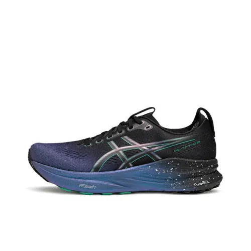 Asics Gel KAYANO 32 Низкий Топ Беговые Кроссовки Мужские Черные Зеленые