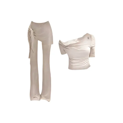 PNVB Абрикос Женские Повседневные Костюмы