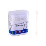 [Круглые ватные палочки для ушей + Круглые ватные палочки для ушей с резьбовым концом] (200 шт.)