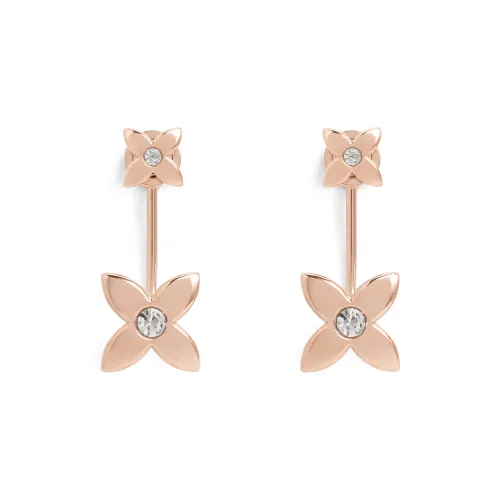 Серьги из искусственного хрусталя CHARLES KEITH женские серебряные розовое золото