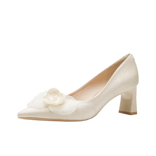 CAOT Высокие каблуки Абрикос 6 см Женские