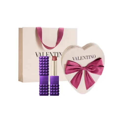 Valentino Коробка Лимитированная серия Stud Wilderness Фиолетовый Помада Matte Естественный Тон 2,3г