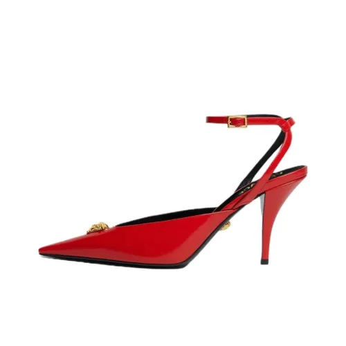 VERSACE La Medusa VERSACE Узкий каблук Высокие каблуки 8,5 см Женские Красный