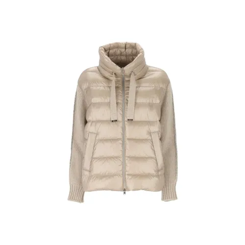 HERNO Бежевый Женский Пуховик