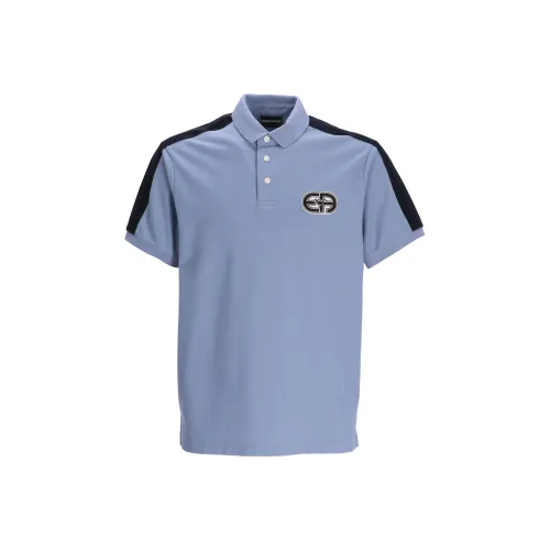 EMPORIO ARMANI EA Blue Мужская Рубашка Поло