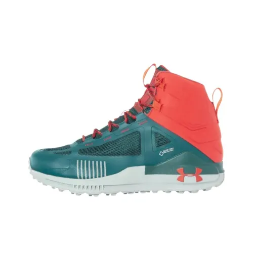 Under Armour MID Топ Streetwear Мужской Зеленый Оранжевый