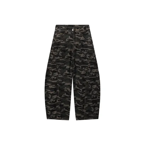 51XXHA Камуфляж Унисекс Джинсы