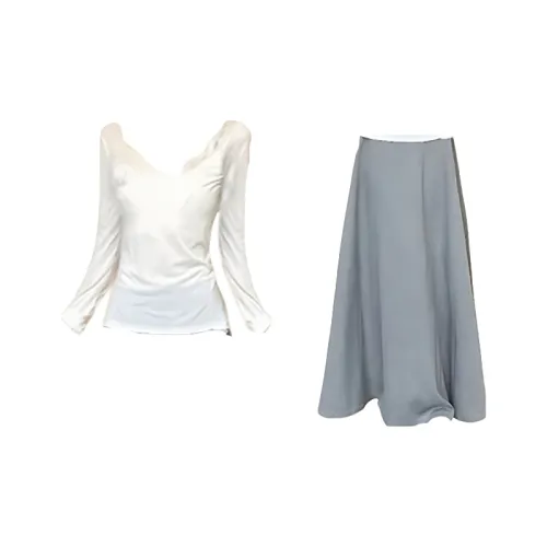 SKYA Экрю Женские Комплекты с Юбкой