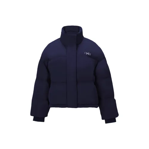 ADXKM Темно-синий Женские пуховики