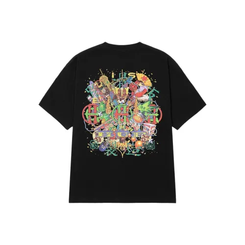 HUF co-brand x Evisen Skateboards Evisen Skateboards Collaboration SS25 T-Shirt Unisex