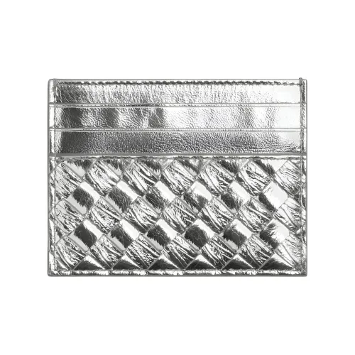 Bottega Veneta Sheepskin Картхолдер Стандартный Women's Silver