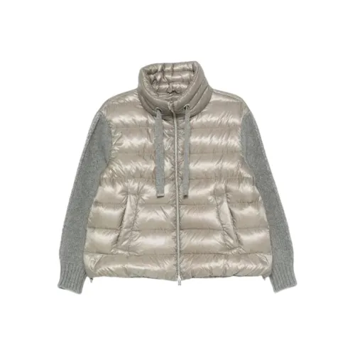HERNO Серый Женский Пуховик