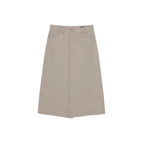 THE MEANING OF SS25 Повседневный Длинный Юбка Женские