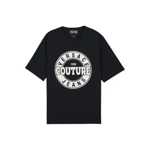 VERSACE Мужские черные футболки