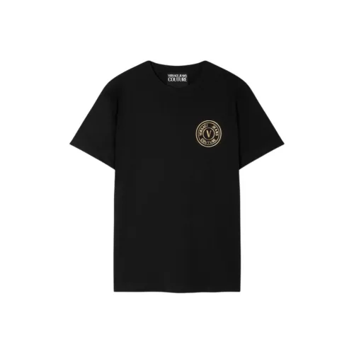 VERSACE Мужские черные футболки