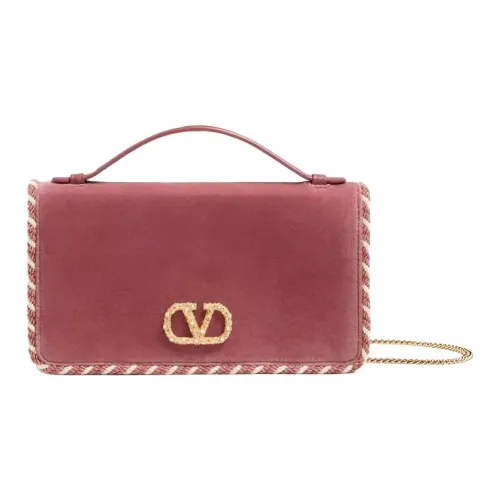 Valentino Vlogo Полиэстер Сумка с одним плечевым ремнем Женская Розовая