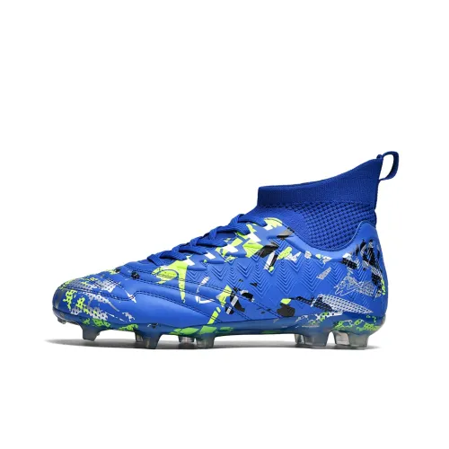 Binary FG Твердый грунт Амортизация Покрытие Устойчивый к истиранию Легкий Противоскользящий Футбольные бутсы Королевский синий