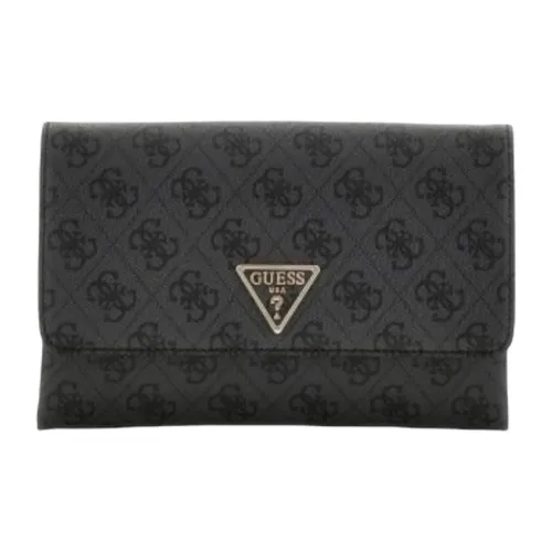 GUESS Клатч из искусственной кожи мужской серый