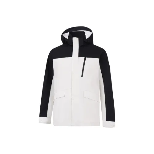 LINING Сливочный/Черный Мужской Тренч