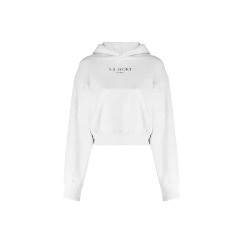 SPORTY RICH Толстовка Женская Серый Белый