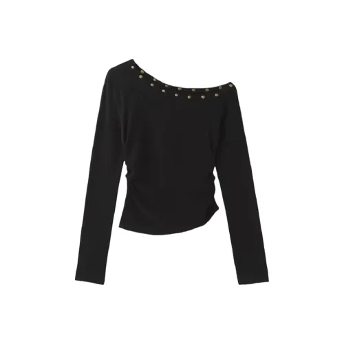 SISC Черные Женские T-рубашки