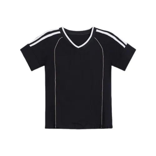 BOVCKEI Черные Женские T-рубашки