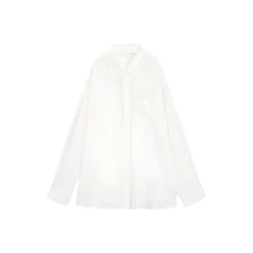 PIANDUAN Айвори Белые Женские Рубашки