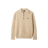 [Вафельная вязка] Светлый бежевый, термический, утолщенный