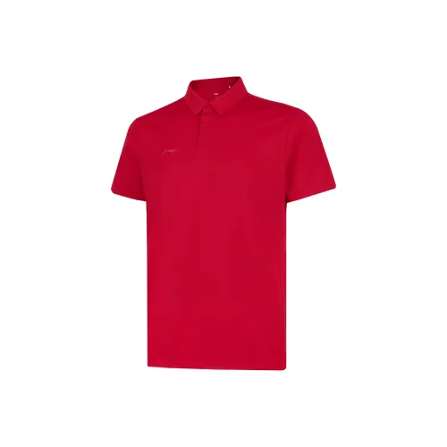 LINING Мужская Поло в цвете Бычий Красный