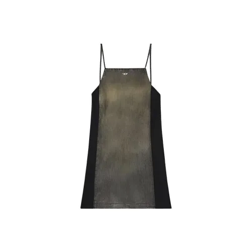 DIESEL Юбка Платье Женское Выстиранное Черное