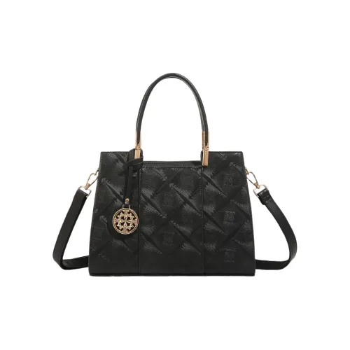 PESASRIE Microfiber Synthetic Leather Bag Women's Black PESASRIE Микрофибра Синтетическая Кожа Сумка Женская Черная