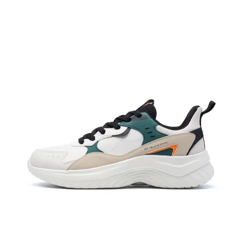 361° Амортизация Низкий Топ Беговые Кроссовки Мужские Бежевые