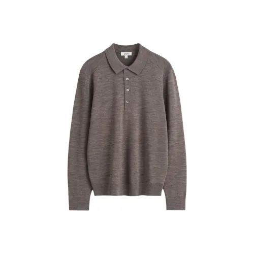 COS Коричневая мужская поло