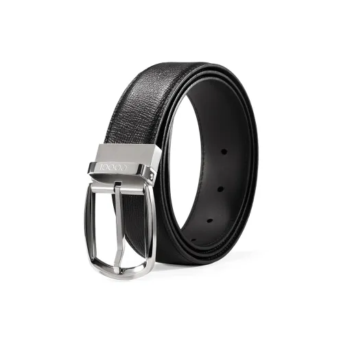 COOGI Ремни из коровьей кожи Мужской Черный Хаки 3,4CM