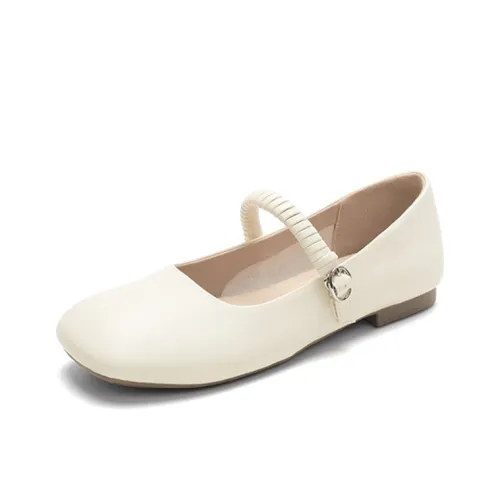 JOSINY Mary Jane Shoes Ecru Women's