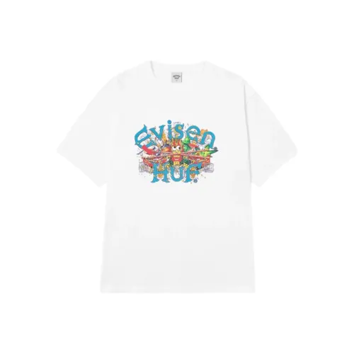 HUF co-brand x Evisen Skateboards Evisen Skateboards Collaboration SS25 T-Shirt Unisex