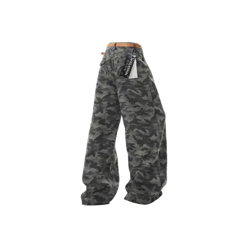 VIPGOOSE Камуфляж [Высокое качество] Унисекс Карго Брюки