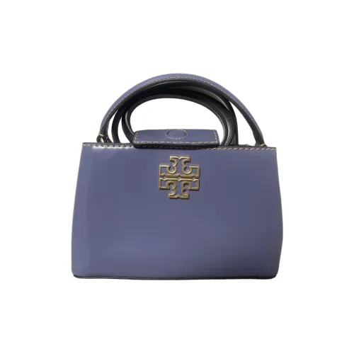 Tory Burch Britten Кожа Сумка через плечо Сумка Маленькая Женская Фиолетовая