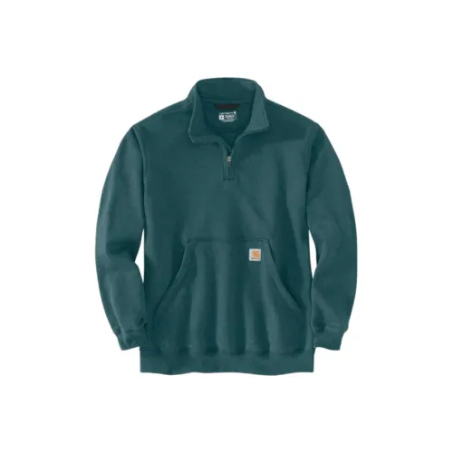 Carhartt 105294 Свободный крой MIDWEIGHT с молнией на четверти Средний воротник Толстовка Унисекс