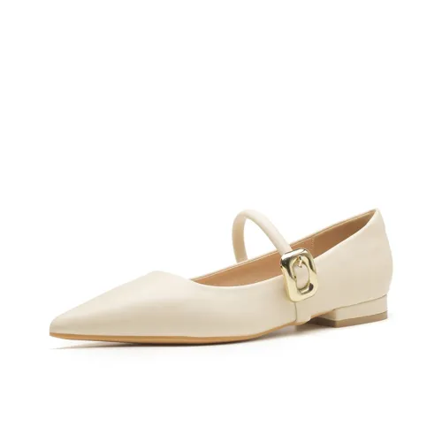 GOSO Mary Jane Shoes Ecru Women's