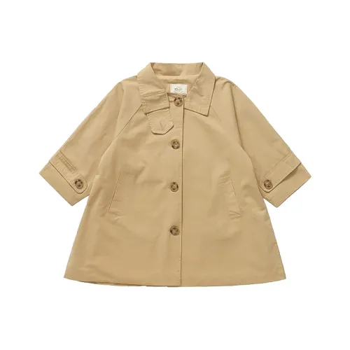 TELENT Хаки Тренчкот Плащ Стиль Позиционирование Kids Куртки