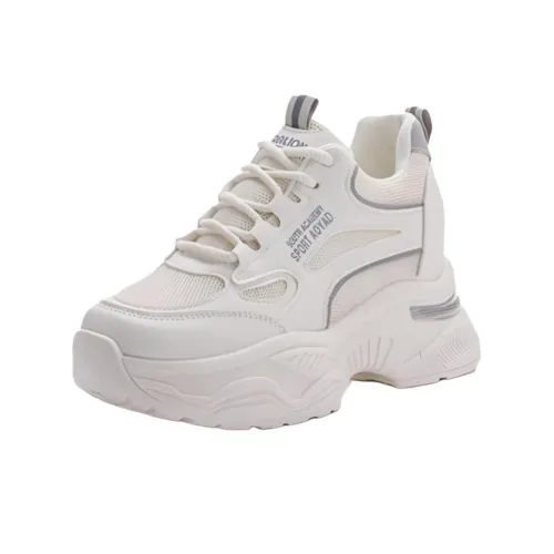 Green Feet визуально увеличивает рост устойчивые к истиранию низ низкий топ толстая подошва кроссовки женские