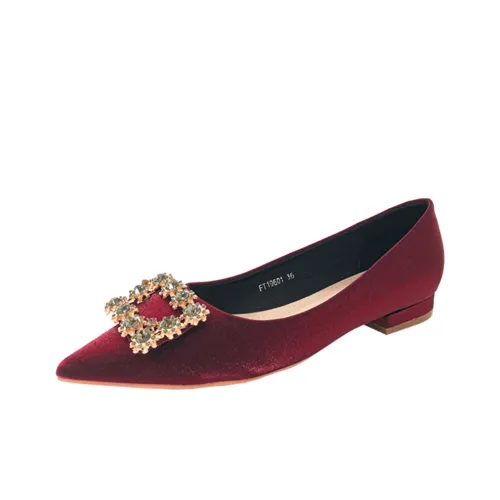 GOSO Женские повседневные туфли, красный, женские