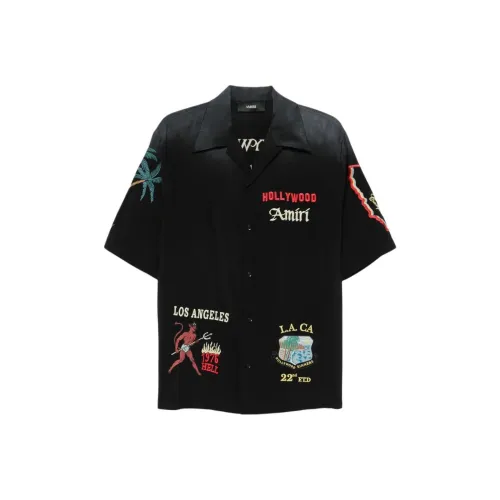 AMIRI Мужские Черные Рубашки